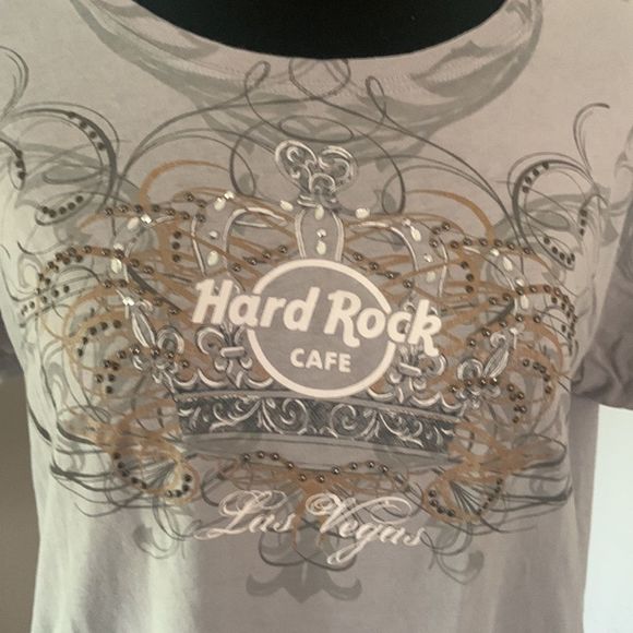 Hard Rock Cafe Tops - Sold !! Hard rock couture graphic tee size L preloved❤️EUC
